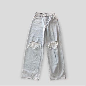 Wild Fable light wash highest rise baggy jean